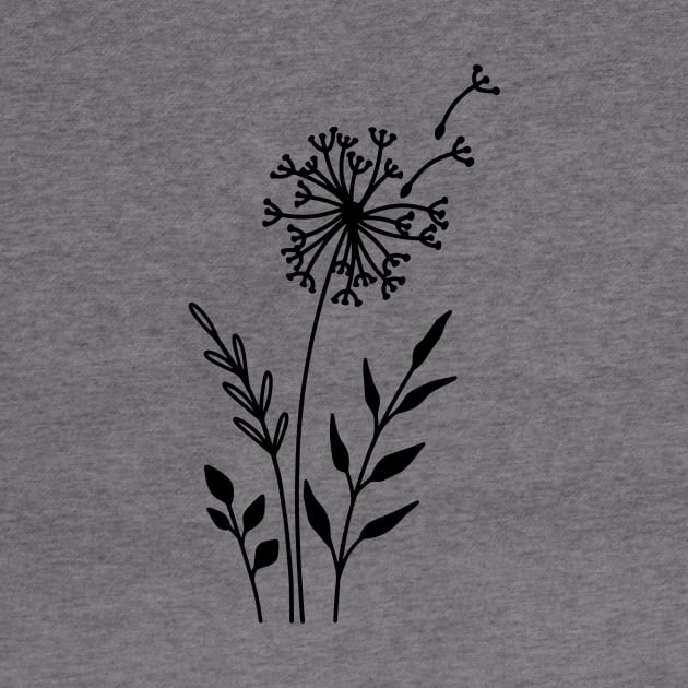 Minimalist dandelion by Vintage Dream